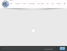 Tablet Screenshot of btg-bielefeld.de